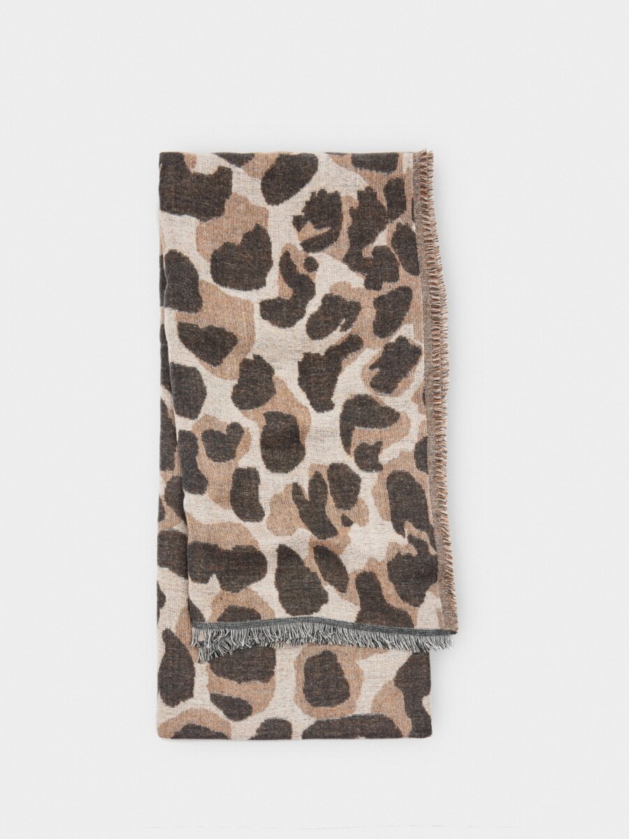 Pañuelo Estampado Animal multicolor