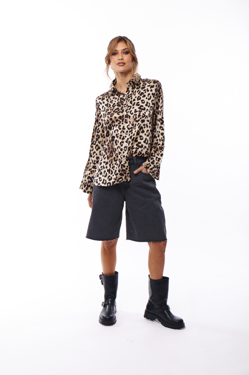 CAMISA AVA - ANIMAL PRINT 
