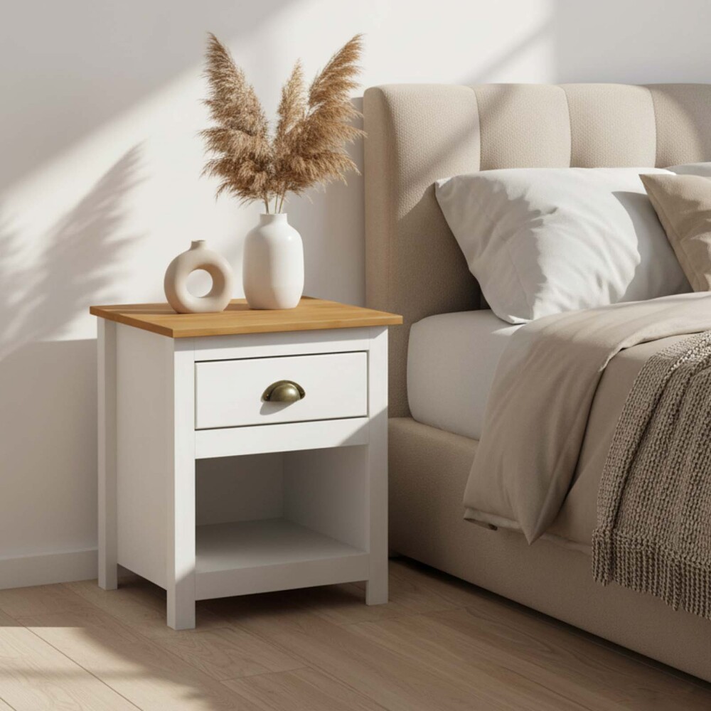 MESA DE LUZ PINO NATURAL-BEIGE TOPAZIO