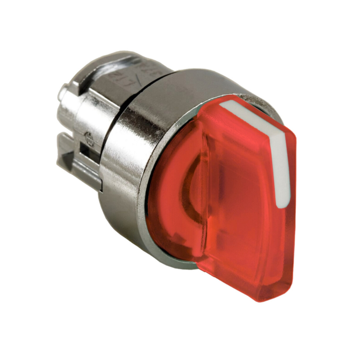 Cabezal selec. 3 pos. maneta corta rojo ø22mm - TL5485 