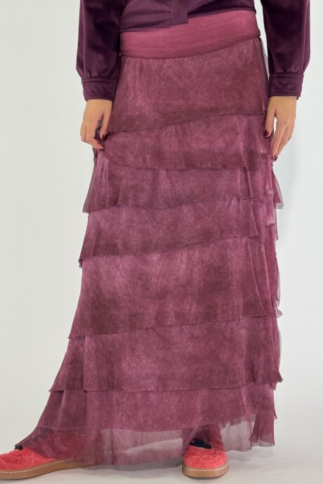 POLLERA GIULIANA Bordeaux