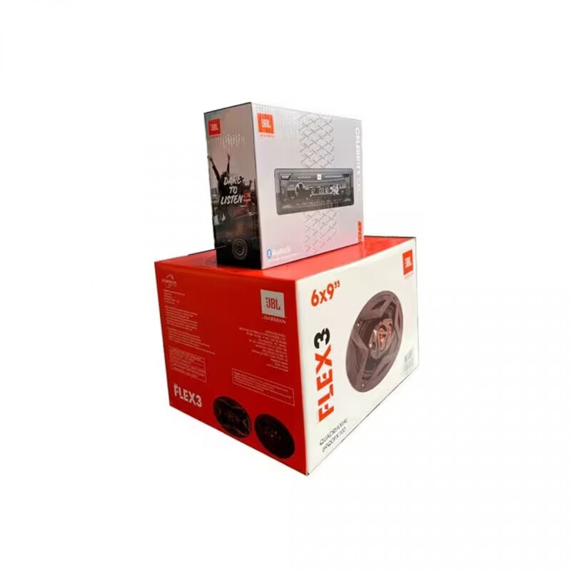 Kit Radio JBL Celebrity 100 + Parlante JBL Flex 3 6x9'' Kit Radio JBL Celebrity 100 + Parlante JBL Flex 3 6x9''