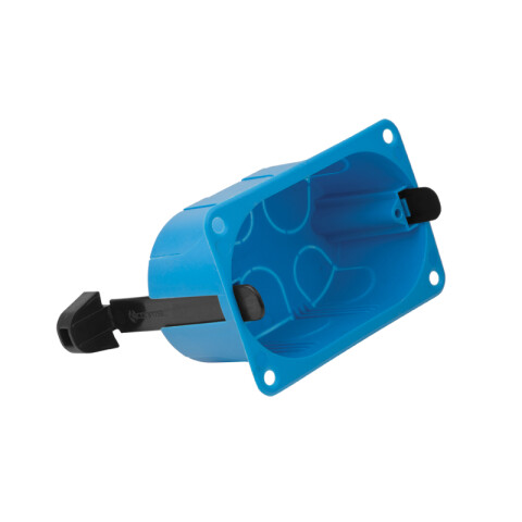 Caja plástica azul de embutir 2x4" para yeso C10212