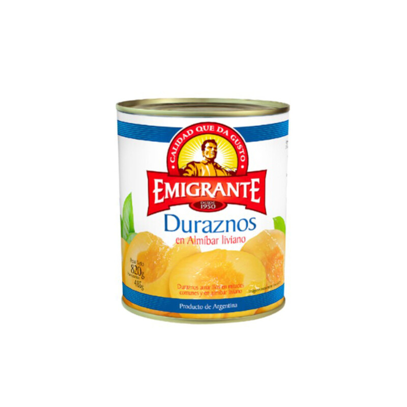 DURAZNOS EN ALMÍBAR 820GRS DURAZNOS EN ALMÍBAR 820GRS