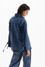 CAMISA BOW Azul