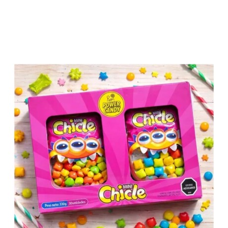 CHICLE MINI POWER CANDY 30PCS 330GRS CHICLE MINI POWER CANDY 30PCS 330GRS