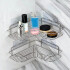 Estante Organizador Esquinero Set x2 Accesorio Baño Ducha Adhesivo Imback Color Plateado Estante Organizador Esquinero Set x2 Accesorio Baño Ducha Adhesivo Imback Color Plateado