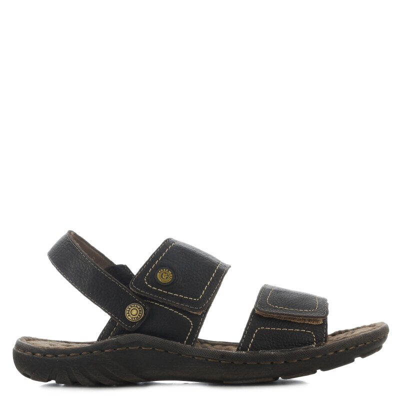 Sandalia de Hombre Freeway Casual Marrón Capuchino (Cuero Graso)