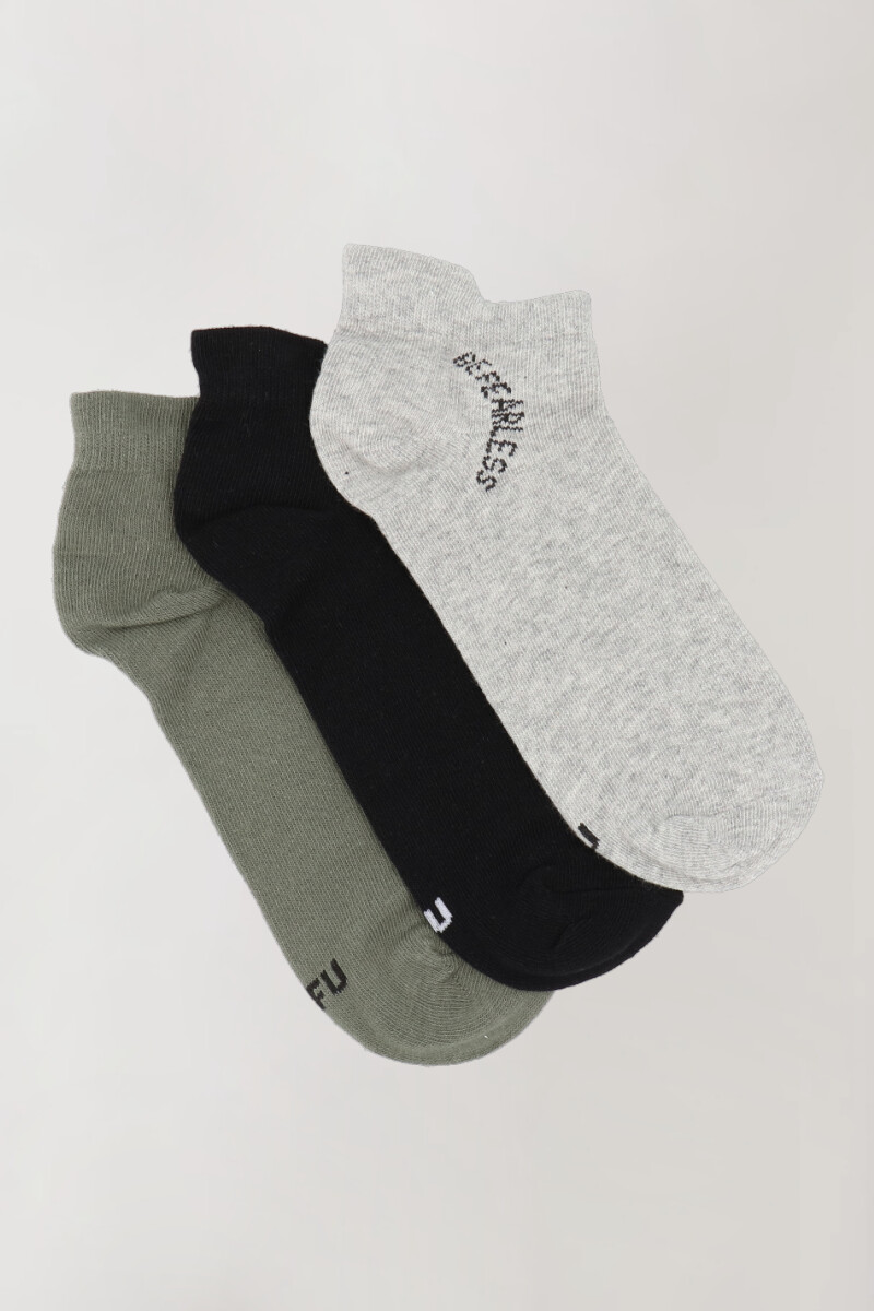 Pack x3 deportiva microfibra con diseño Estampado 1