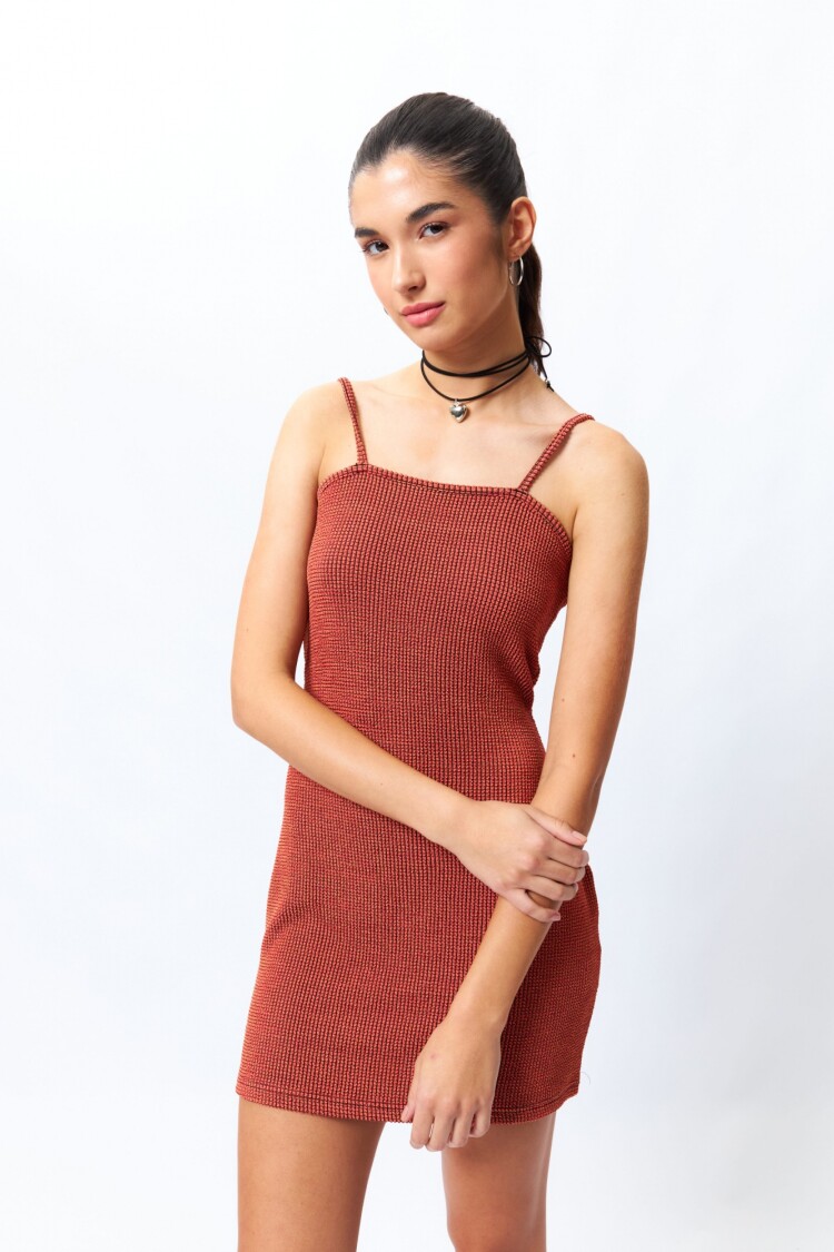 VESTIDO BIANCA Terracota