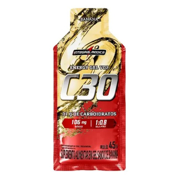 VO2 C30 Energy Gel Banana | Integralmédica | 31 g de Carbohidratos VO2 C30 Energy Gel Banana | Integralmédica | 31 g de Carbohidratos