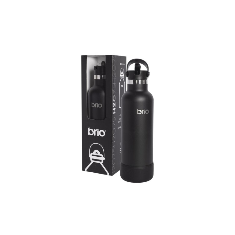 BOTELLA TERMICA 750ML BRIO NEGRO