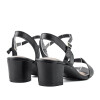 Sandalias Beira Rio Taco Medio Ancho de Mujer - 8246.1176-95 Negro