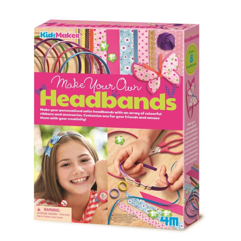 Kit Creativo de Vinchas – Diseña y Personaliza MAKE YOUR OWN HEADBANDS
