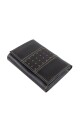 Billetera Dama Compacta con Perforaciones Marrón