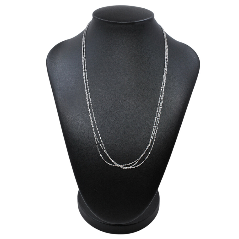 Cadena triple en oro blanco 18k Cadena triple en oro blanco 18k