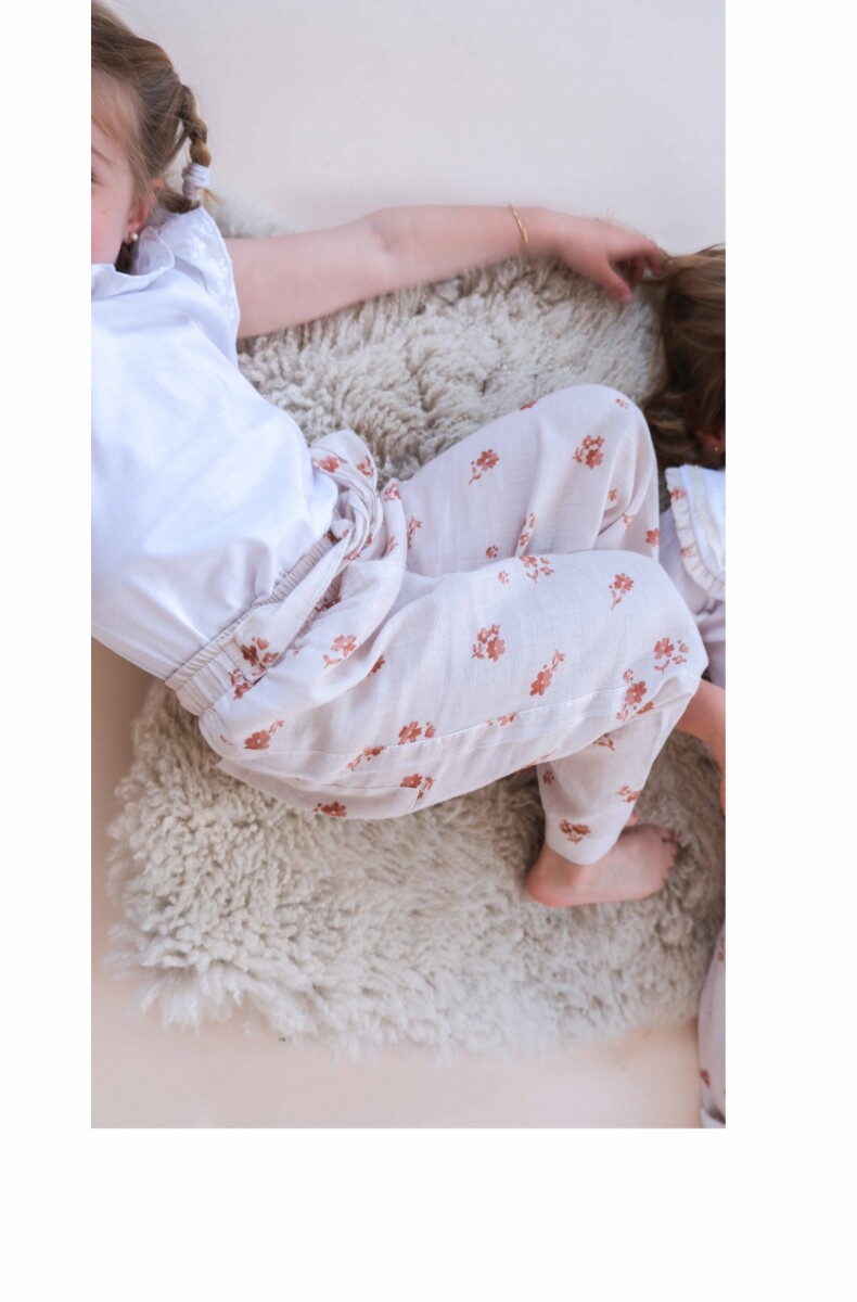 Pantalón Ancho Flores 