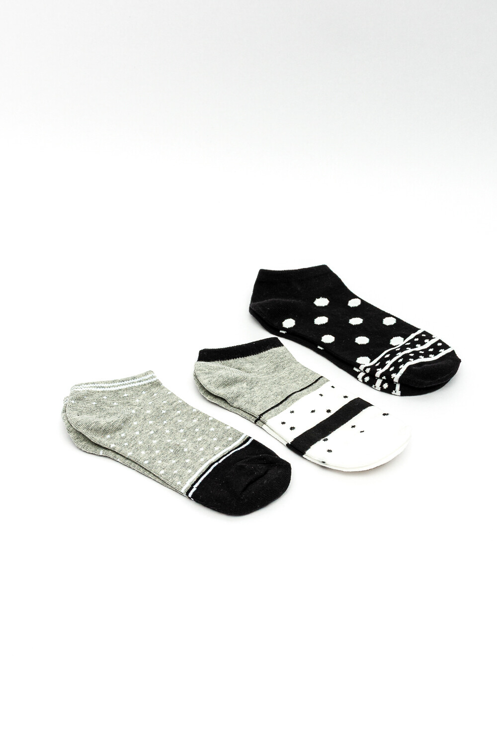 Medias Ankle Neon, Pack X 3 Color Unico