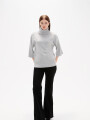 Polera Thernal Gris Melange Medio