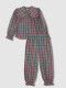 Pijama De Cuadro Verde Viejo Claro
