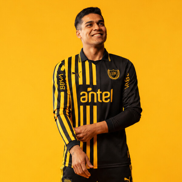 CAMISETA PEÑAROL ANIVERSARIO 2026 - PUMA AMARILLO/NEGRO