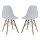 Silla De Comedor Eames Pack 2 Unidades Varios Colores Lumax Blanco