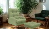 Combo Poltrona con Puf - Nantes Verde
