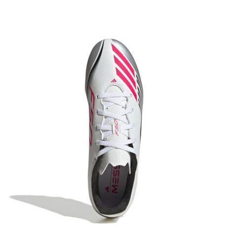Championes Unisex Adidas Futbol 11 F50 Messi Club FG Blanco - Rojo - Negro - Plateado