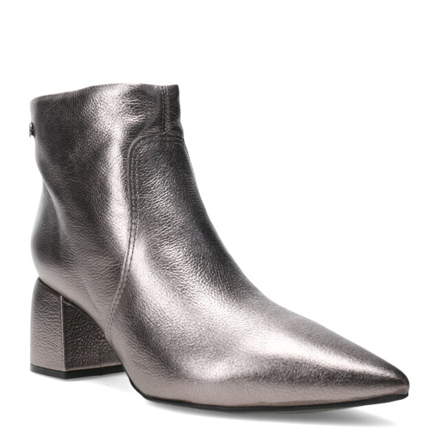Botas de Mujer Bottero en punta de cuero Plateado