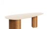 Mesa de centro Organic Large - Linea Manhattan Natural / Blanco