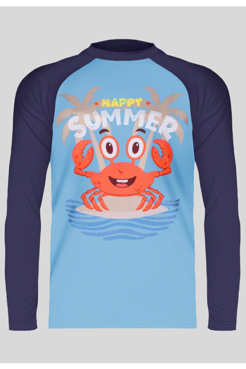 REMERA FILTRO UV50+ AZUL