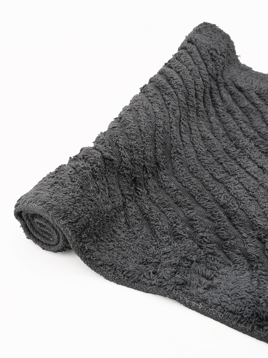 ALFOMBRA DE BAÑO COTTON - GRIS 