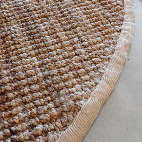 Alfombra De Yute Boucle Redonda 200x200 U