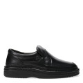 Zapatos de Hombre Lombardino Mocasin Calsuave con elastico Negro
