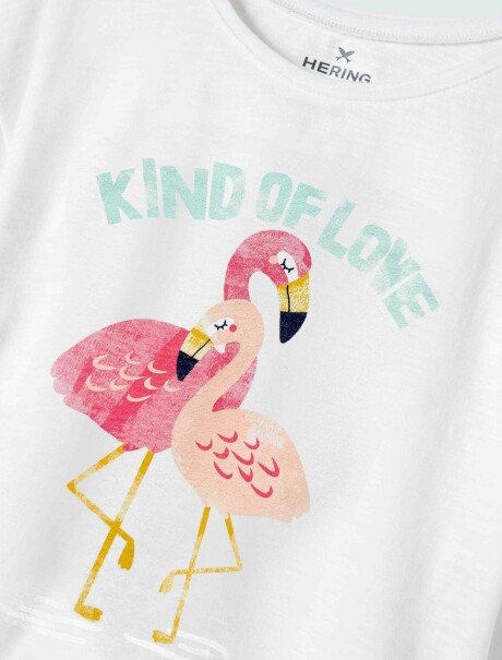 BLUSA INFANTIL ESTAMPADA BEIGE