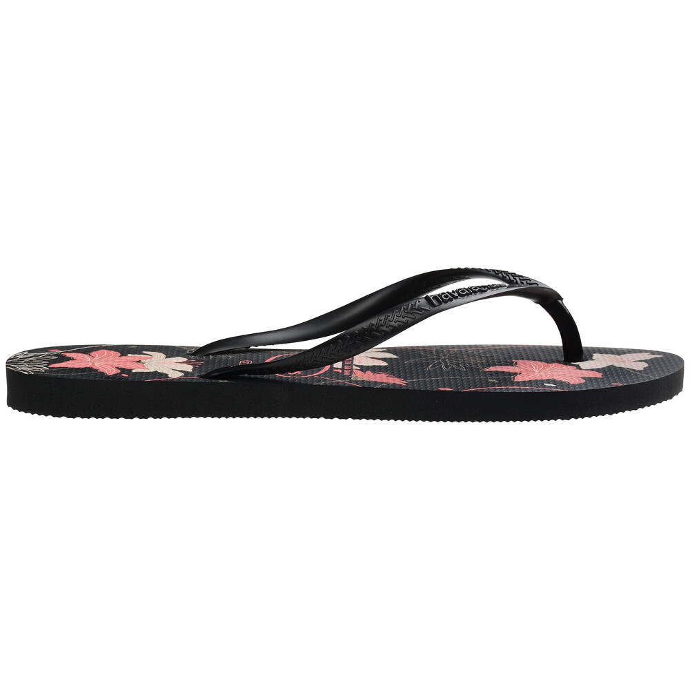 Sandalias Havaianas Slim Organic FC Mujer Negro/Oscuro Ceniza/Rosa Claro