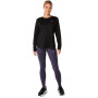 Polo Runnig Asics Silver LS Top Mujer Performance Black