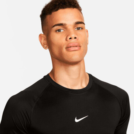 Remera Nike Pro Top de Hombre Negro