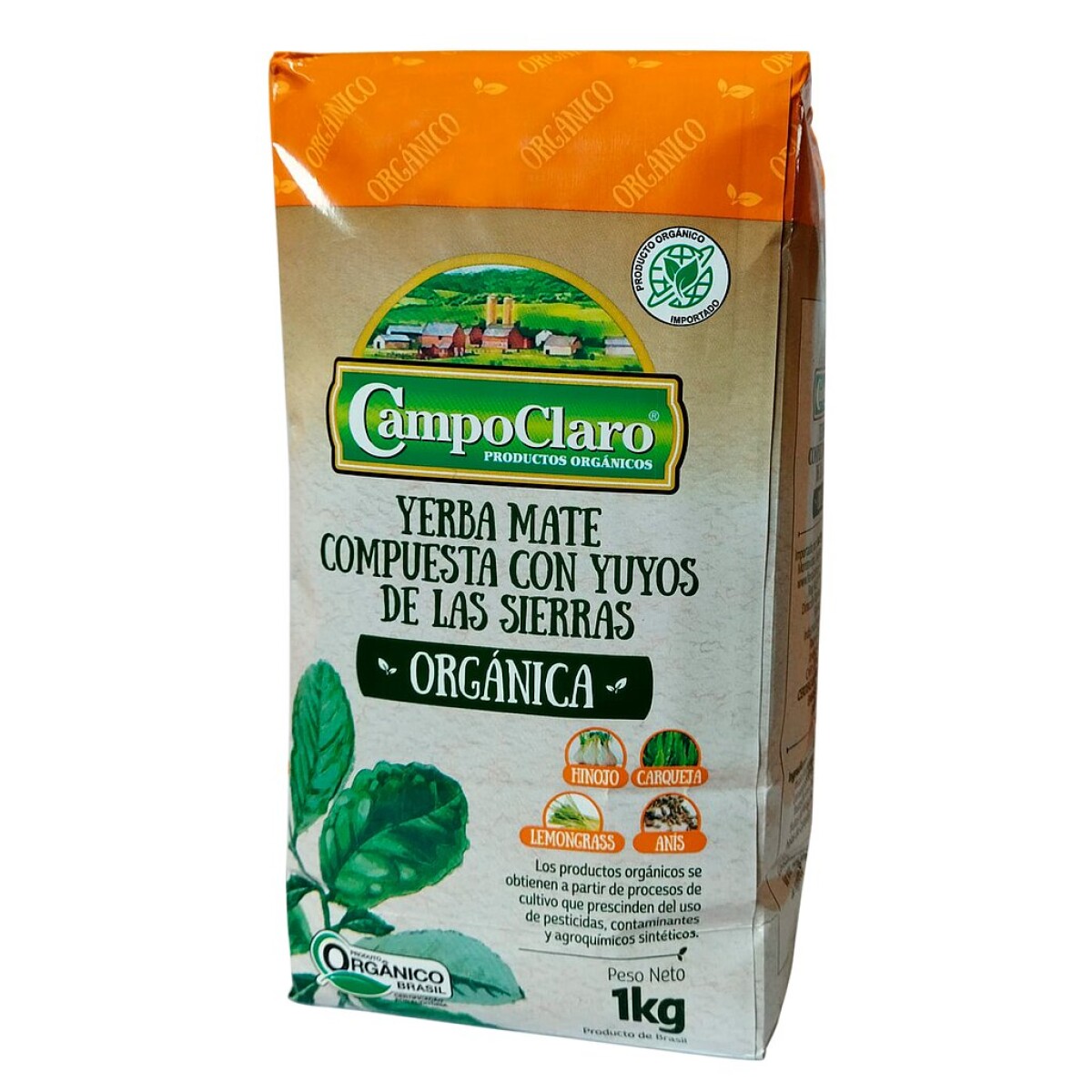 Yerba compuesta con Yuyos Campo Claro 1kg. 