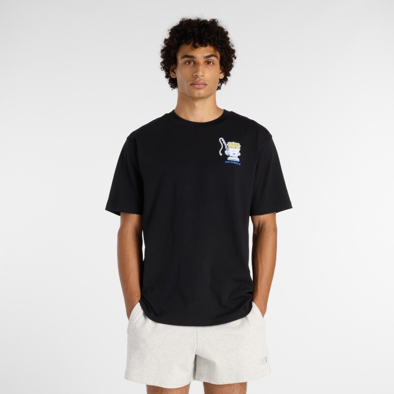Remera New Balance de Hombre - - MT61I5BMBK BLACK