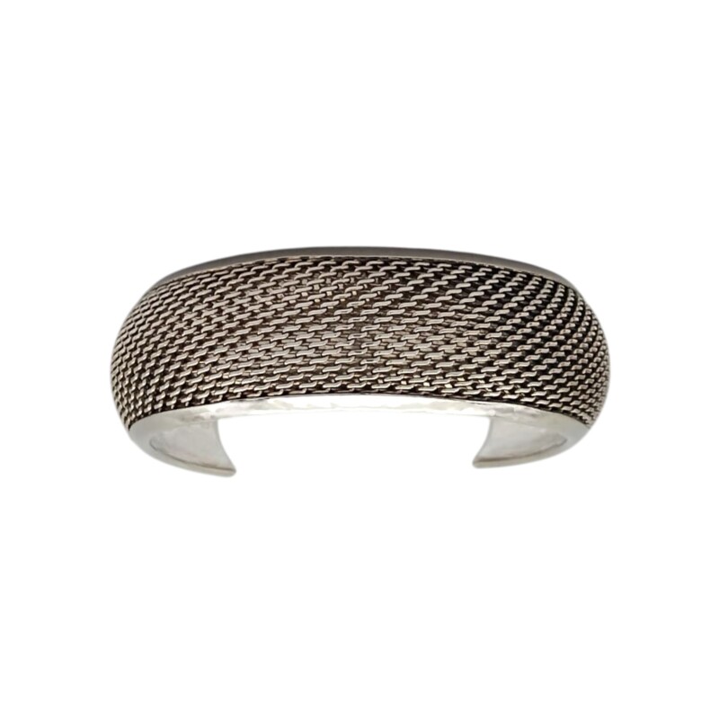 Brazalete tejido rígido-Plata 925-Sin Piedra-BR3036 sinpiedra