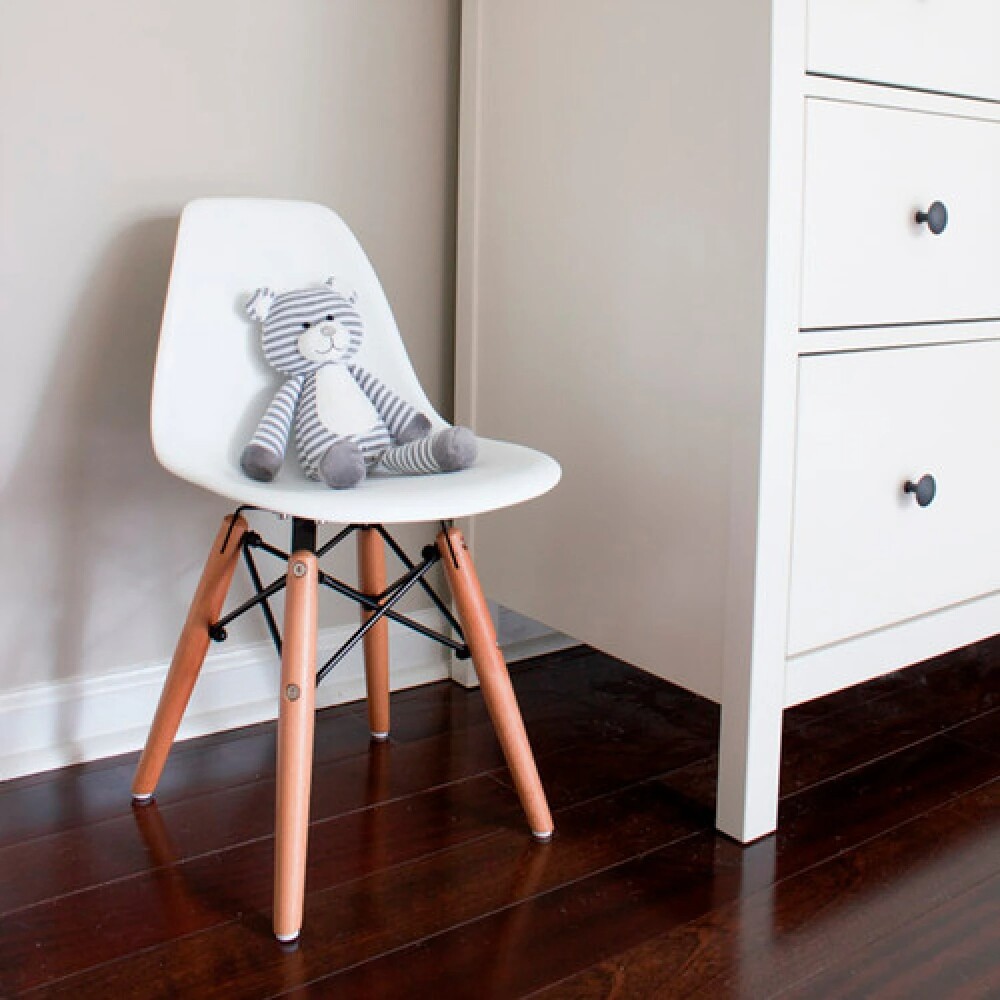Silla DKR Base - En Madera - Infantil Blanco