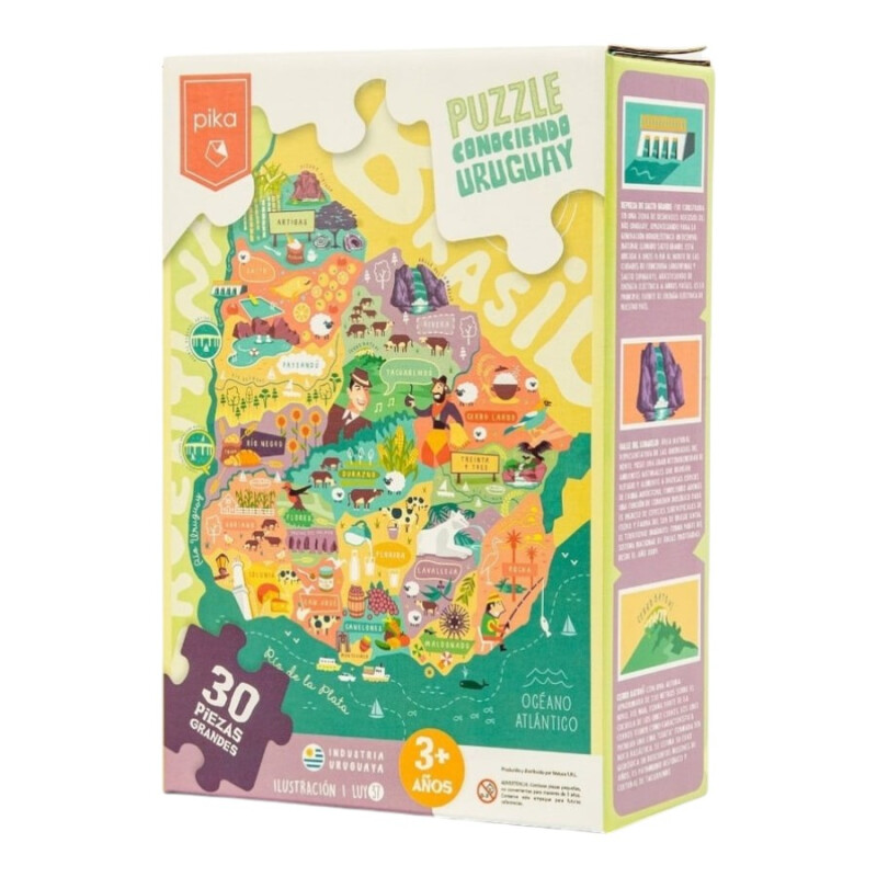 Puzzle Conociendo Uruguay 30 Piezas Pika Puzzle Conociendo Uruguay 30 Piezas Pika