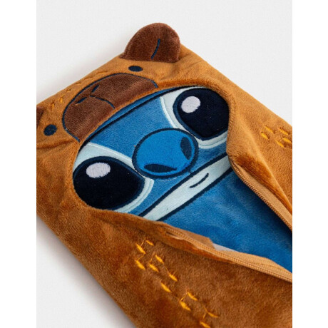 Cuaderno Plush ''stitch Capybara'' Marron Camel