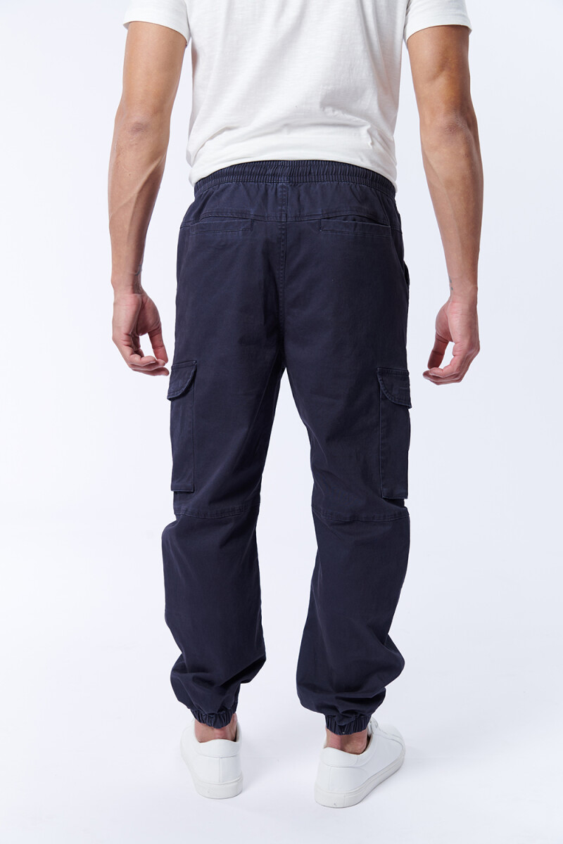 Pantalón cargo jogger Azul