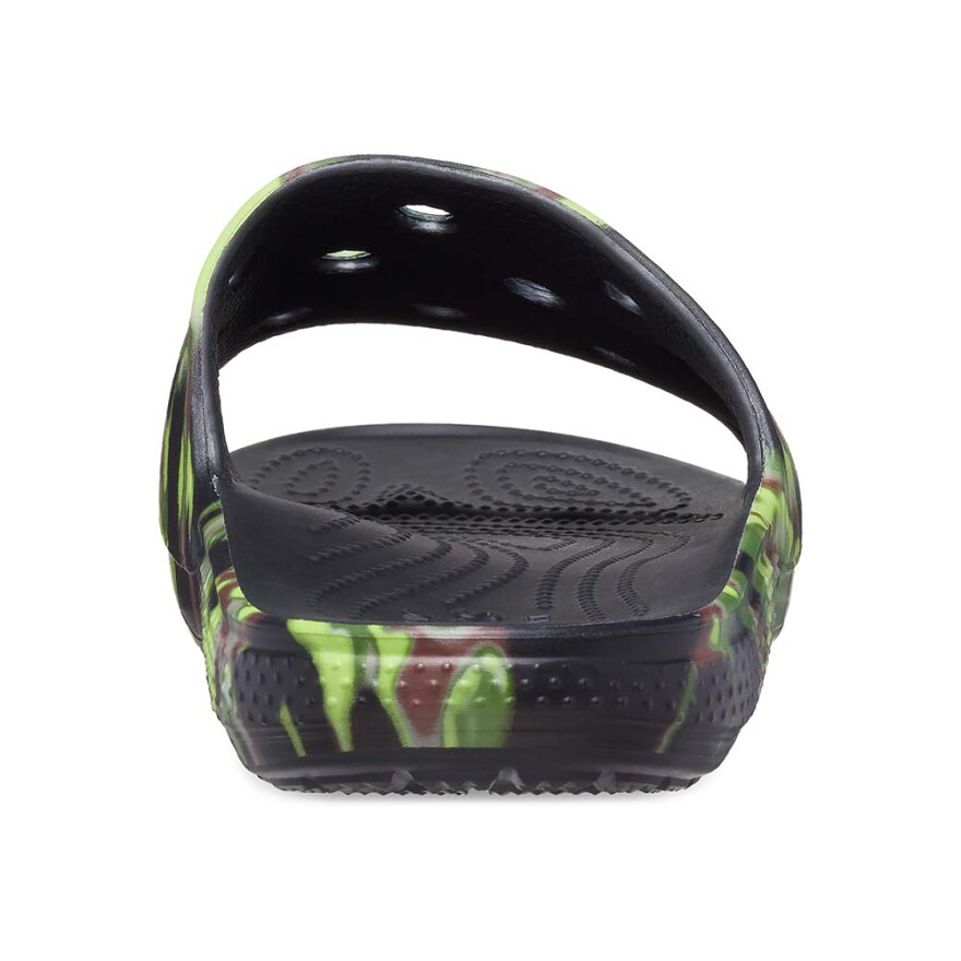 Classic Croc Spray Camo Slide - Unisex Black