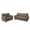 Juego De Living Sillones Sofá 2 Y 3 Cuerpos - Montana Marrón claro
