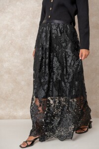 POLLERA RIOMILA Negro