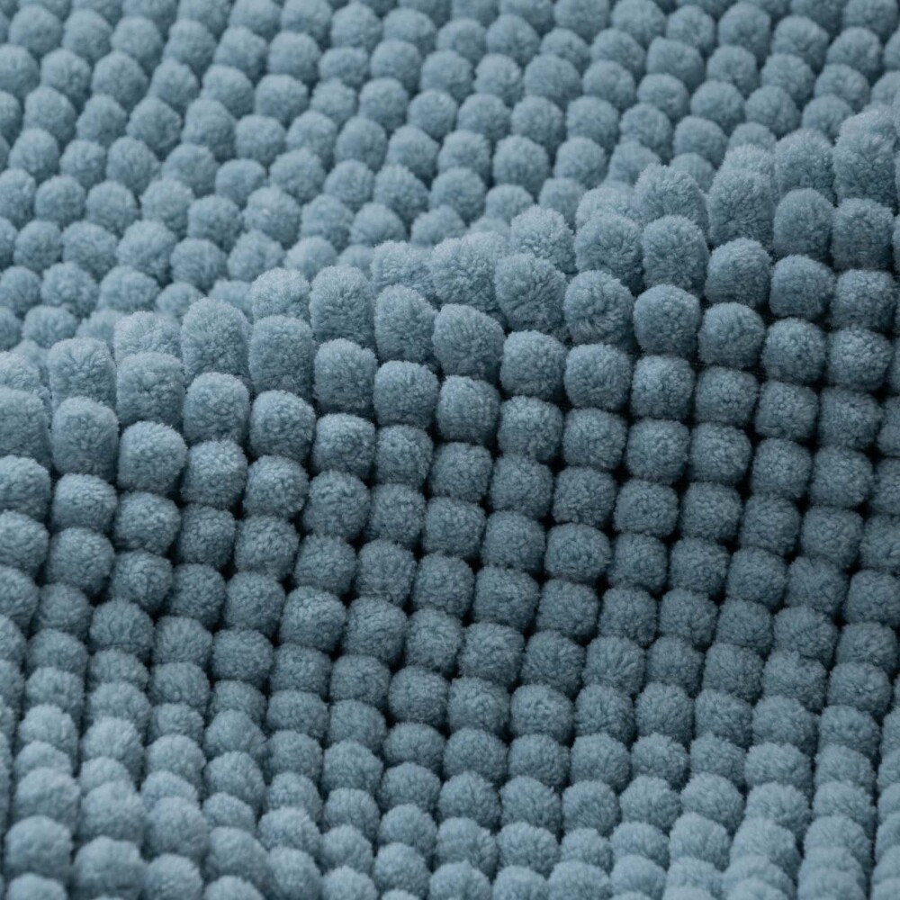 ALFOMBRA DE BAÑO POLIESTER VERDE SHAGY