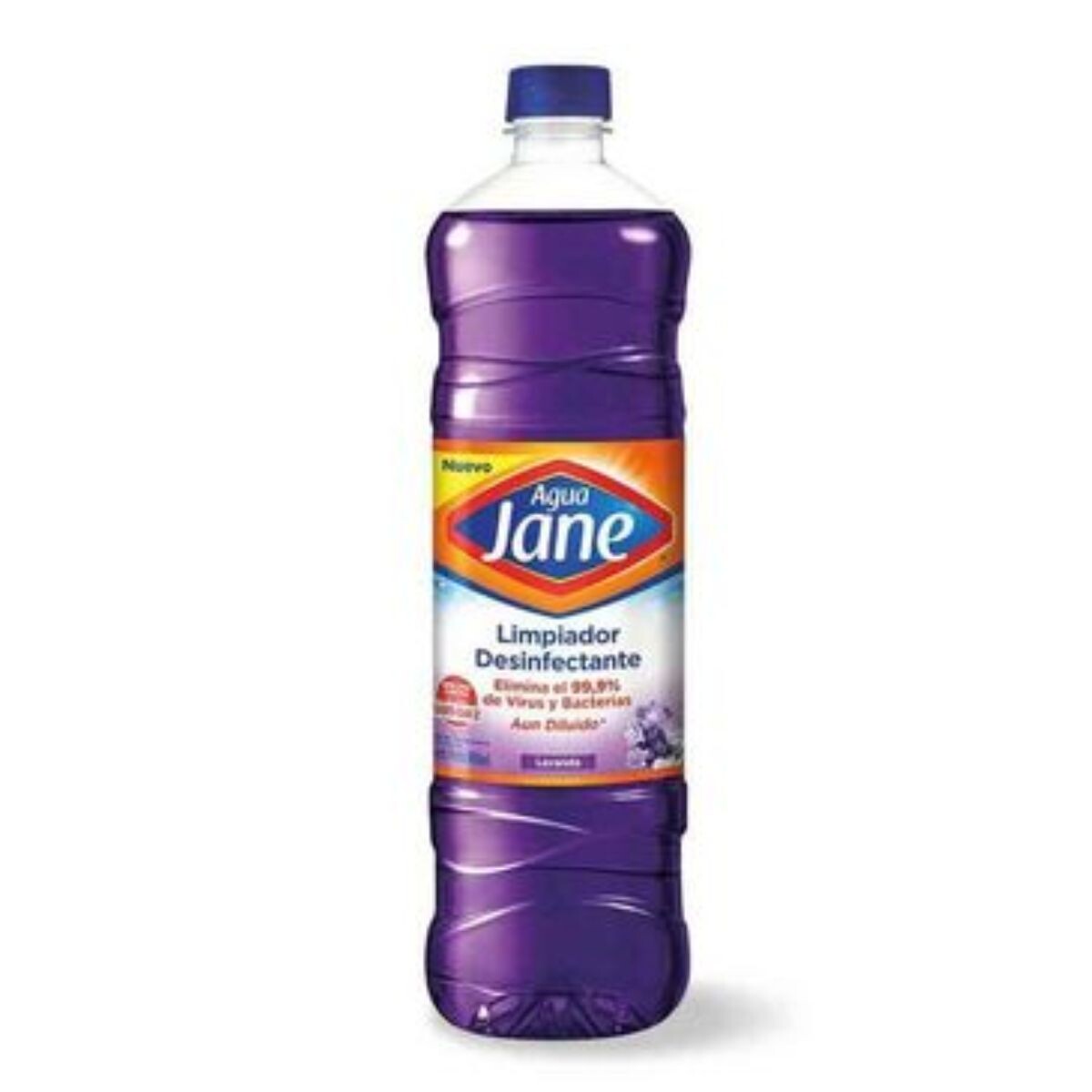Limpiador Líquido Desinfectante Agua Jane Lavanda - 900 ML 